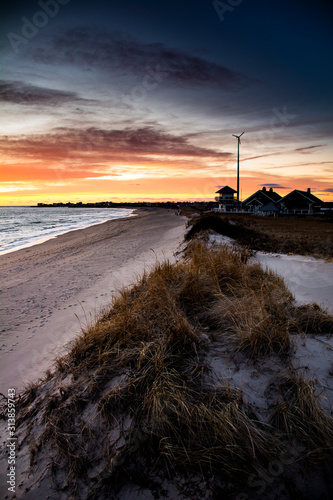 Fading Sunset at East Matunuck State Beach photo