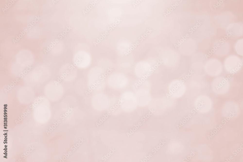 Bokeh on pink and white blur background