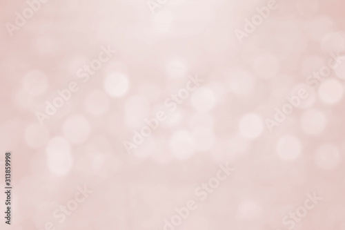 Bokeh on pink and white blur background