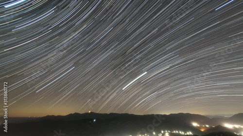 オリオン座と雲海_タイムラプス_4K_30fpb