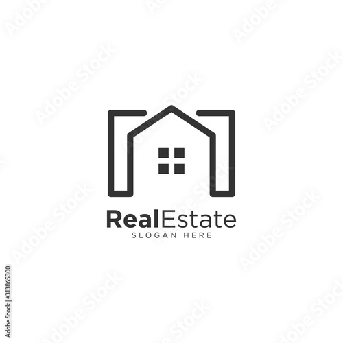 Real Estate Logo template vector illustration
