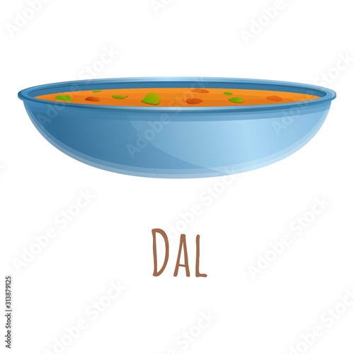 Dal food icon. Cartoon of dal food vector icon for web design isolated on white background