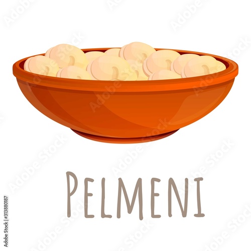 Pelmeni icon. Cartoon of pelmeni vector icon for web design isolated on white background