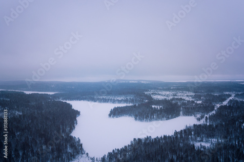 panoramic view of a lake