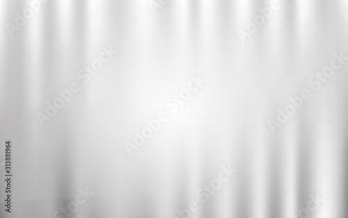 white silk cloth fabric wave overlapping with light and shadow.