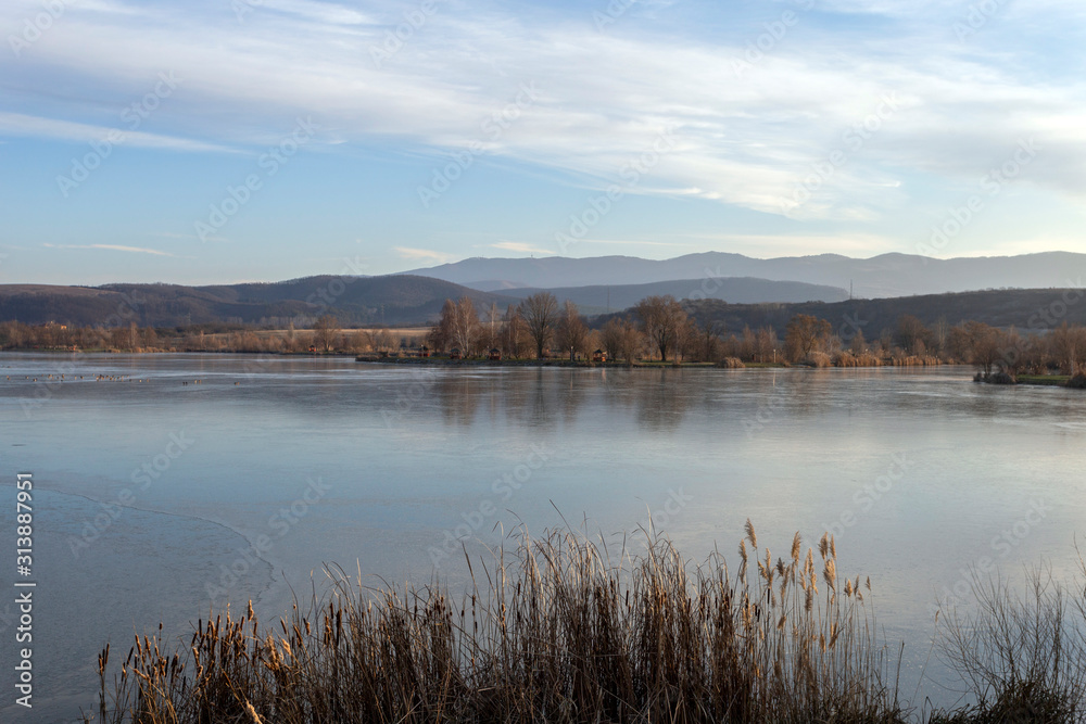 Reservoir lake of Maconka near Batonyterenye