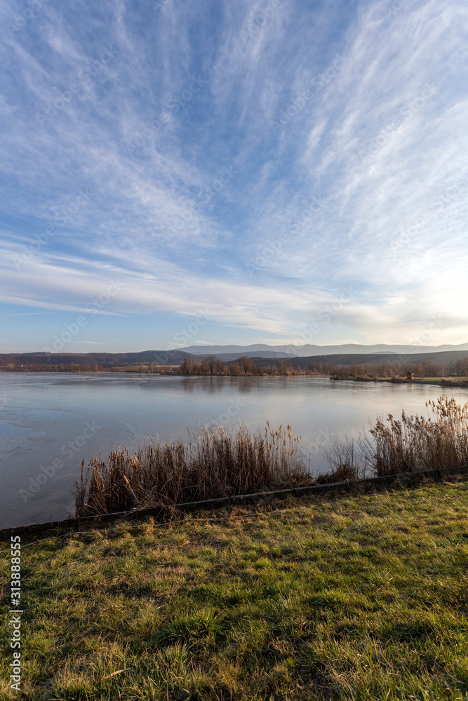 Reservoir lake of Maconka near Batonyterenye