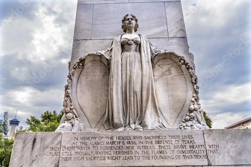 Alamo Heroes Cenotaph Memorial San Antonio Texas