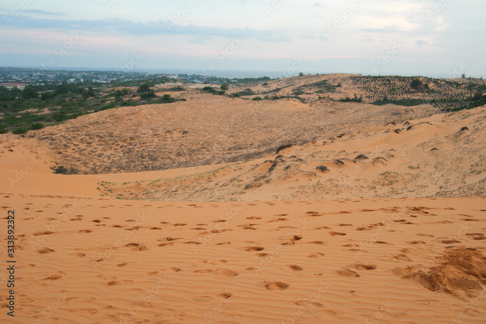 red sand desert of Vietnam