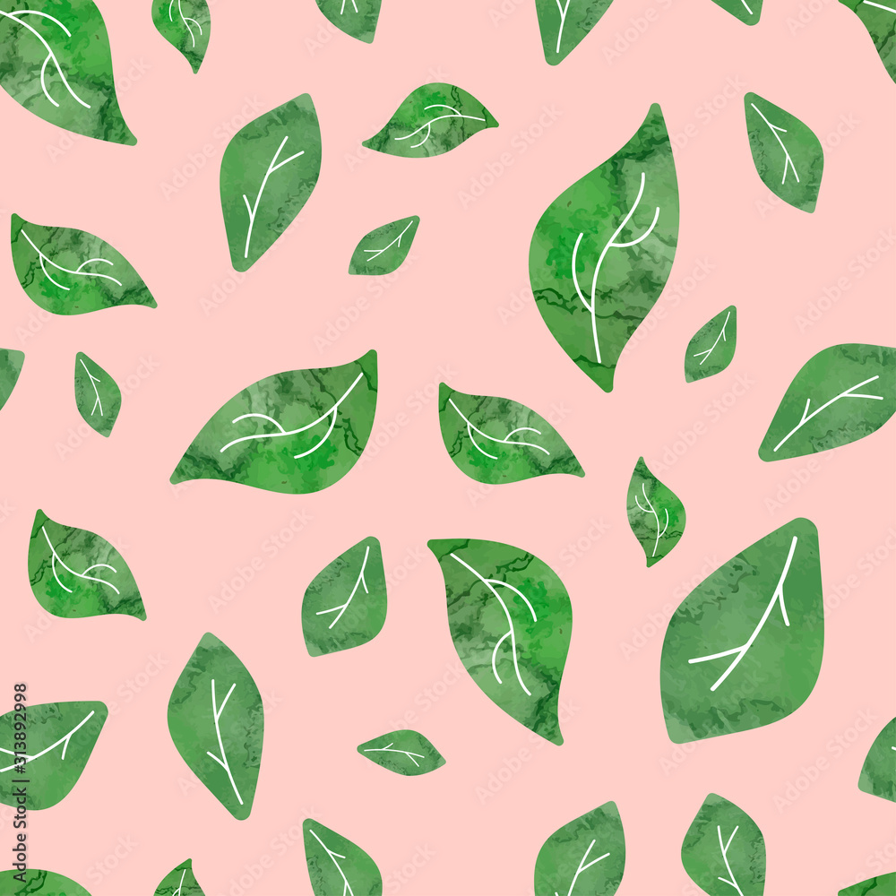 seamless patterns with leaves seamless patterns with leaves