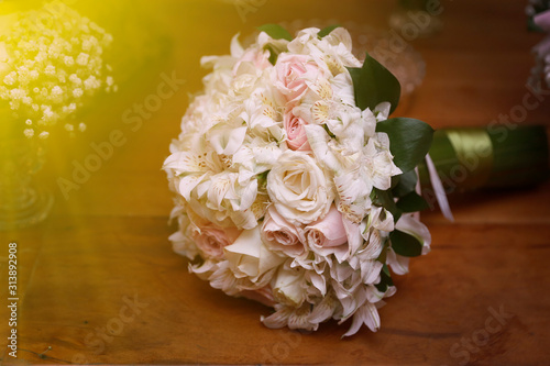 colorful flower bouquet for Bride