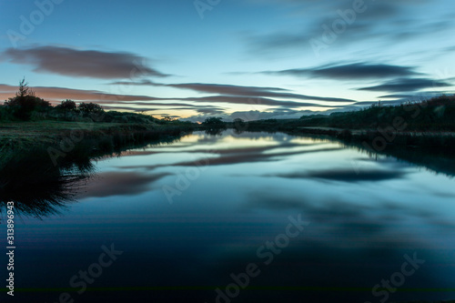 Reflection on a Loche sunrise