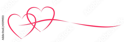 Symbol of the stylized red heart.