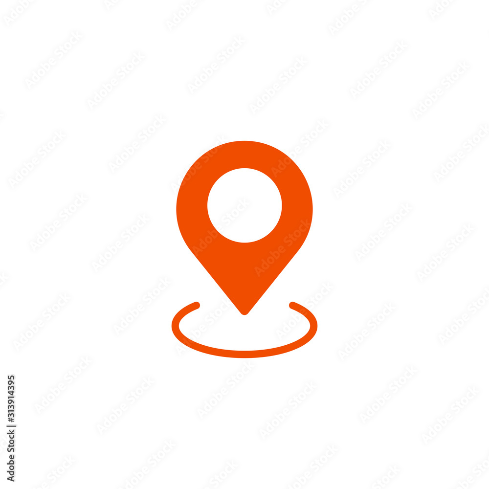 Location icon, gps marker, map pin. Location icon, gps marker, map pin.