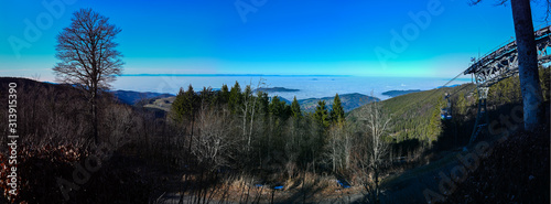 Blick vom Schauinsland Richtung Vogesen