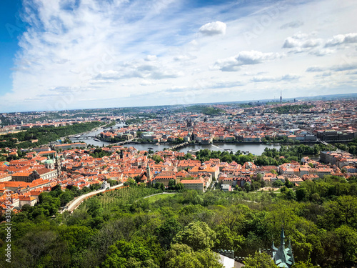 panoramic view of the prague city © Anna_Anny