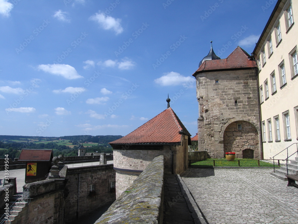 Mauern und Bastionen Veste Rosenberg in Kronach