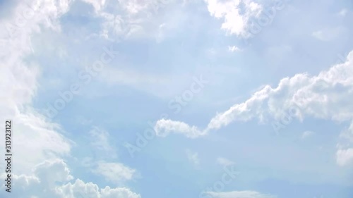 Clouds footage floating in the sky.