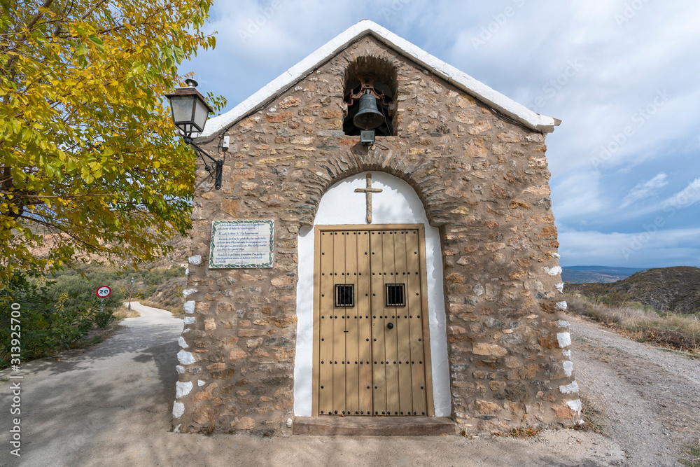 Fototapeta premium hermitage of Montenegro in the Alpujarra
