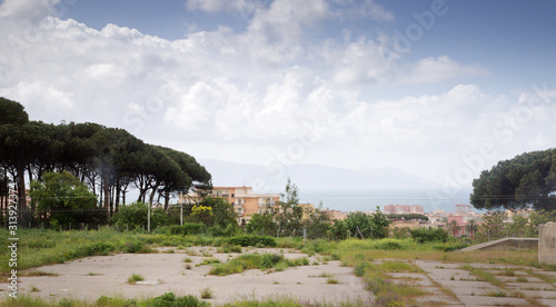 Photos decayed structure in italy