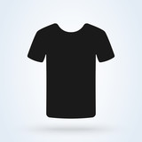t-shirt clothing, Simple  modern icon design illustration.