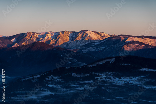 Scarita-Belioara mountain range. Beautiful Carpathian mountains reserve from Romania, Transylvania. Apuseni mountain reserve © andrei