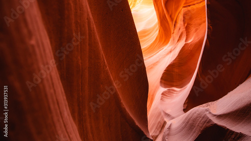 Courbes et texture à Antelope Canyon - Grand Ouest Américain