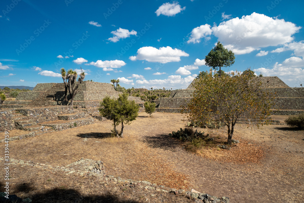 Cantona, Puebla, Mexico - a mesoamerican archaeoligical site with only few visitors