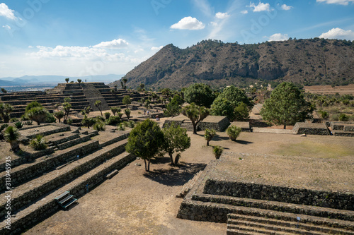 Cantona, Puebla, Mexico - a mesoamerican archaeoligical site with only few visitors photo