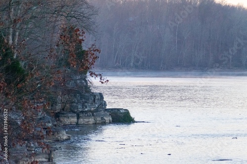 boat on river