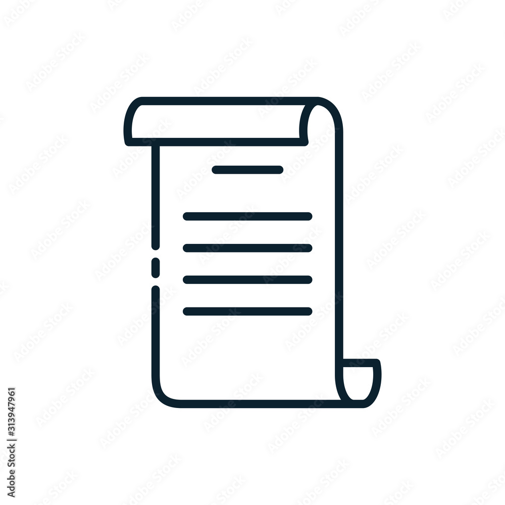 Isolated data document vector design Isolated data document vector design