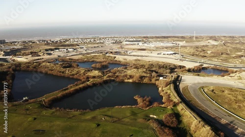 Aerial of the Zandvoort circuit, the Netherlands photo