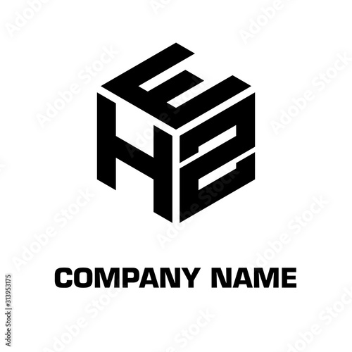 logo initial letter font alphabet for a company and industrial