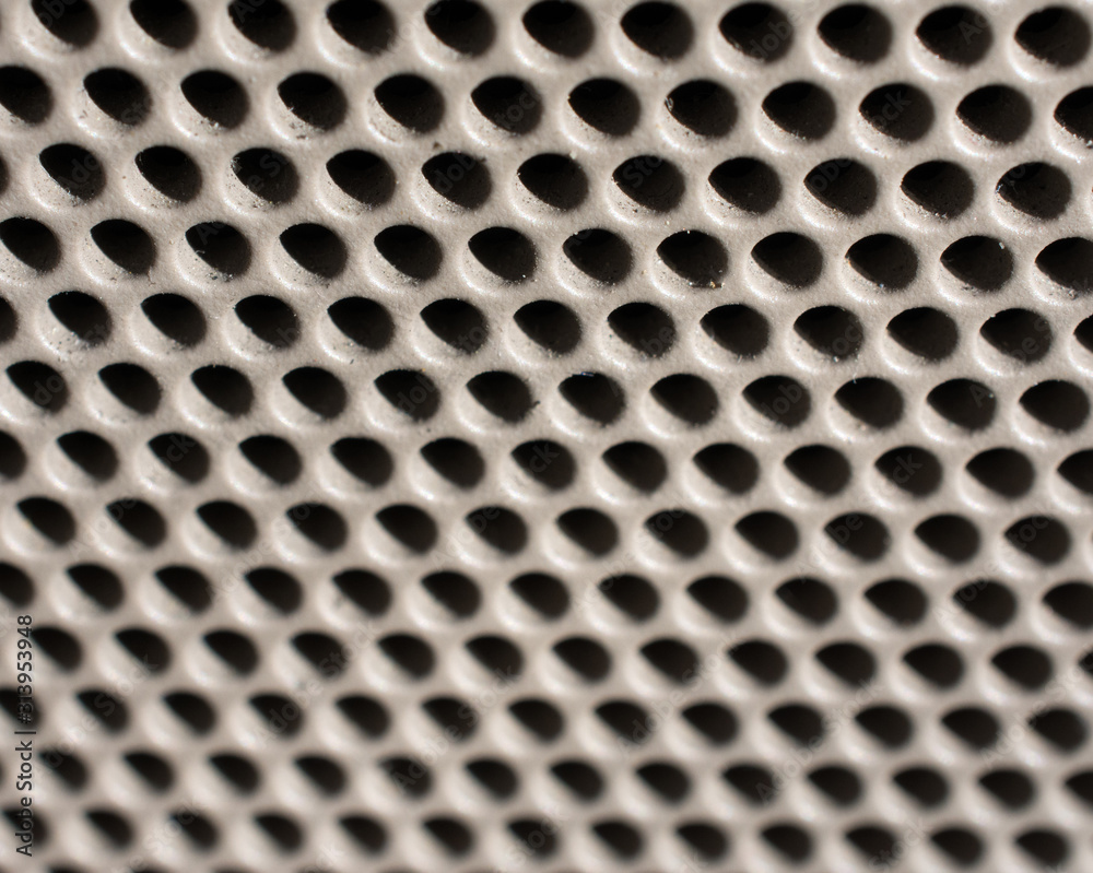 Close up of a car speaker. Close up of a car speaker.