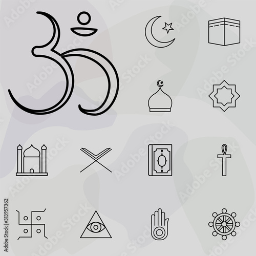 hinduizm icon. religion icons universal set for web and mobile