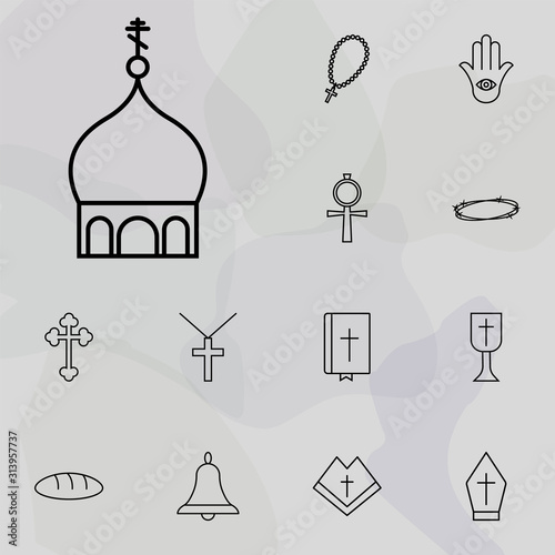 church dome icon. religion icons universal set for web and mobile