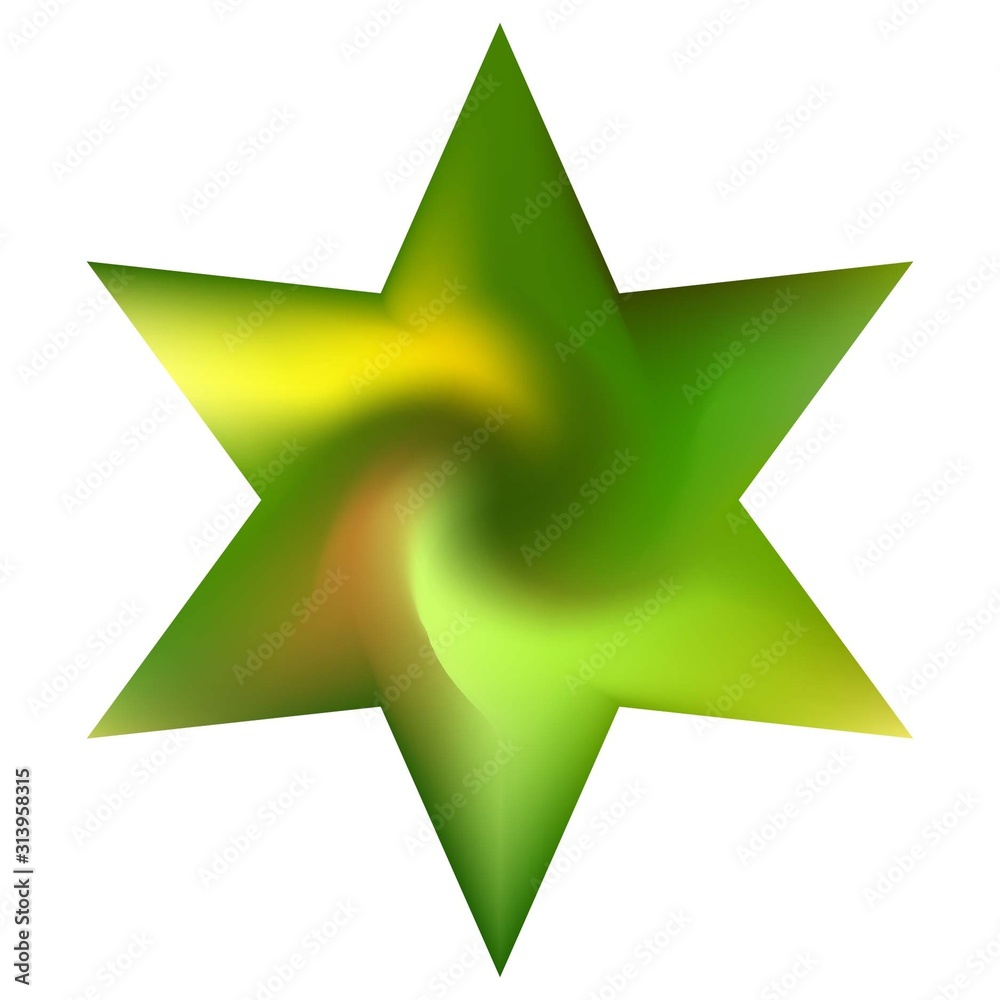 Chromatic background in the form of hexagram. Chromatic background in the form of hexagram.