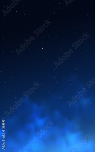 Galaxy with star. Abstract background. Vectro illustration.