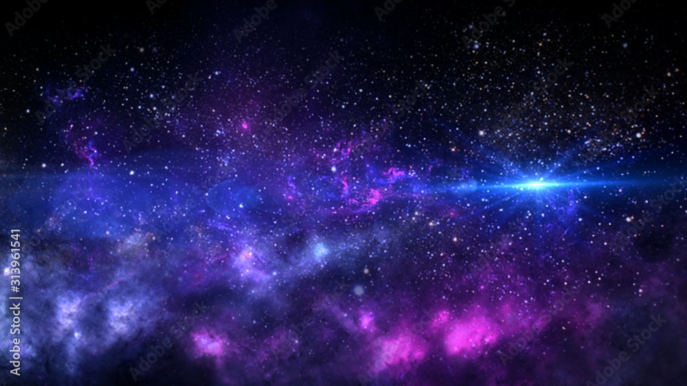 science fiction wallpaper. Beauty of deep space. Colorful graphics for background, like water waves, clouds, night sky, universe, galaxy, Planets,