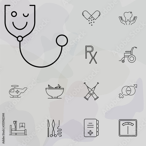 family doctor sign icon. medicine icons universal set for web and mobile