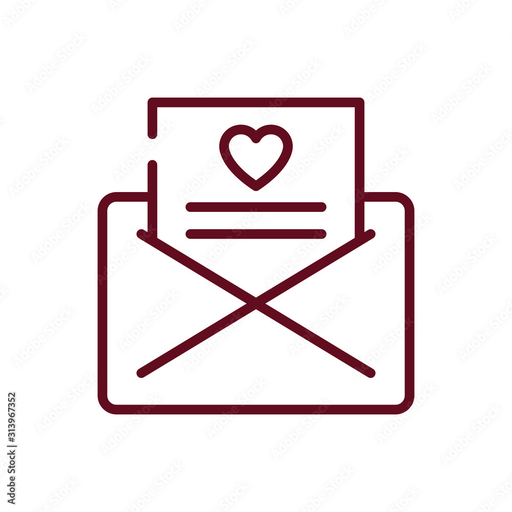 Love card with heart vector design Love card with heart vector design