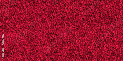 Fototapeta Naklejka Na Ścianę i Meble -  A tiled pattern background of roses