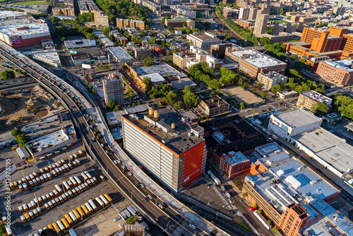Wall Mural Aerial view of the Bronx, New York City