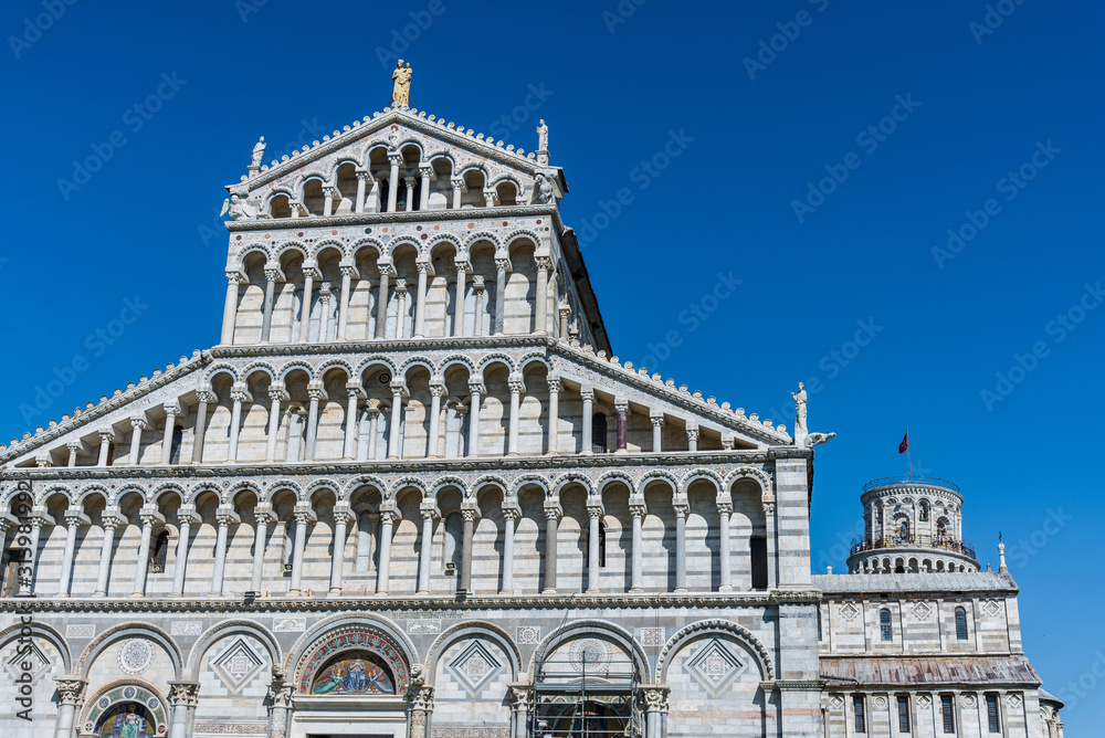 View of the Cathedral of Pisa, Italy