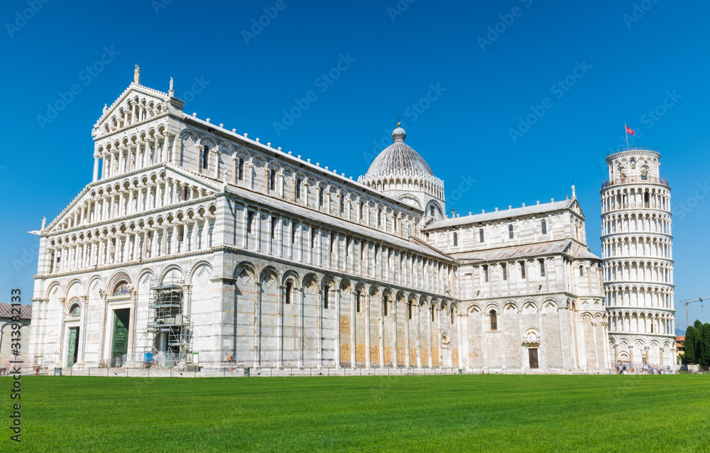 The Leaning Tower of Pisa and Pisa Cathedral complex, Italy