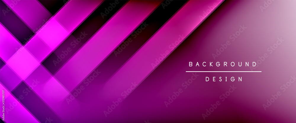 Dynamic trendy fluid color gradient abstract background with flowing wave lines. Vector Illustration