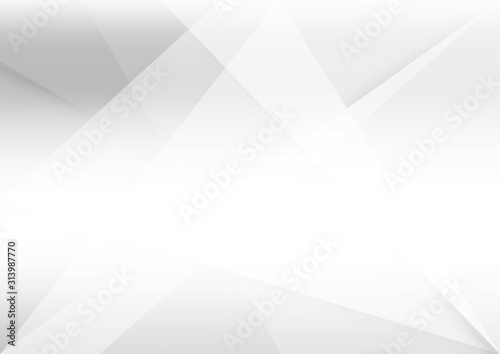 White and grey background. Corporate technology modern design. Pattern style geometric. Abstract modern background used about technology or product presentation backdrop. Vector illustration.