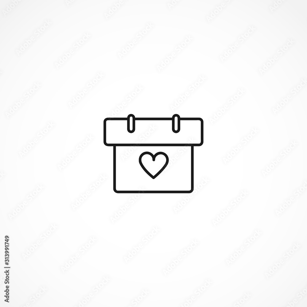 wedding day vector icon on white background wedding day vector icon on white background