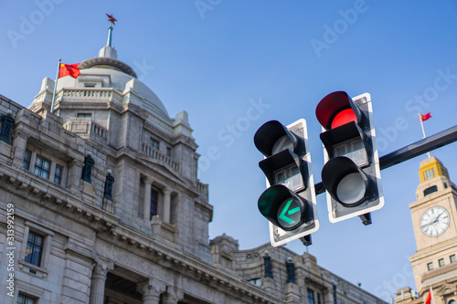 Wallpaper Mural Traffic Lights Shanghai Torontodigital.ca