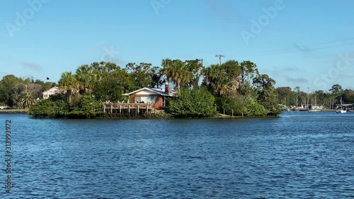 Wallpaper Mural  An abandoned property on a small island in Crystal River, Florida Torontodigital.ca